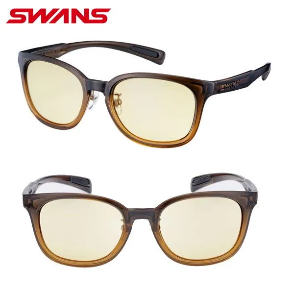SWANS スワンズ 夜間使用可能 サングラス 日本製 正規品 UVカット ナイトドライブ 夜間 運転[SWANS PATHWAY]ナイトイエロー(両面マルチコート)レンズ