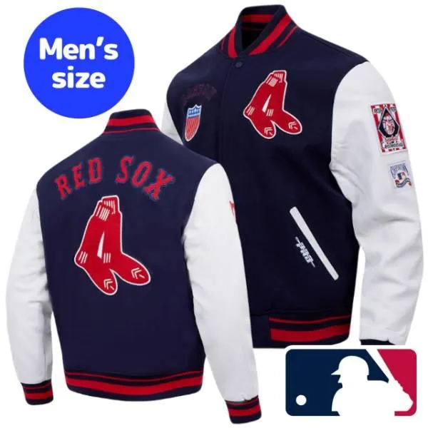 プロスタンダード MLB公式 メンズ アウター バーシティジャケット スタジャン ボストン・レッドソックス 吉田正尚 BOSTON RED SOX RETRO CLASSIC VARSITY JACKET