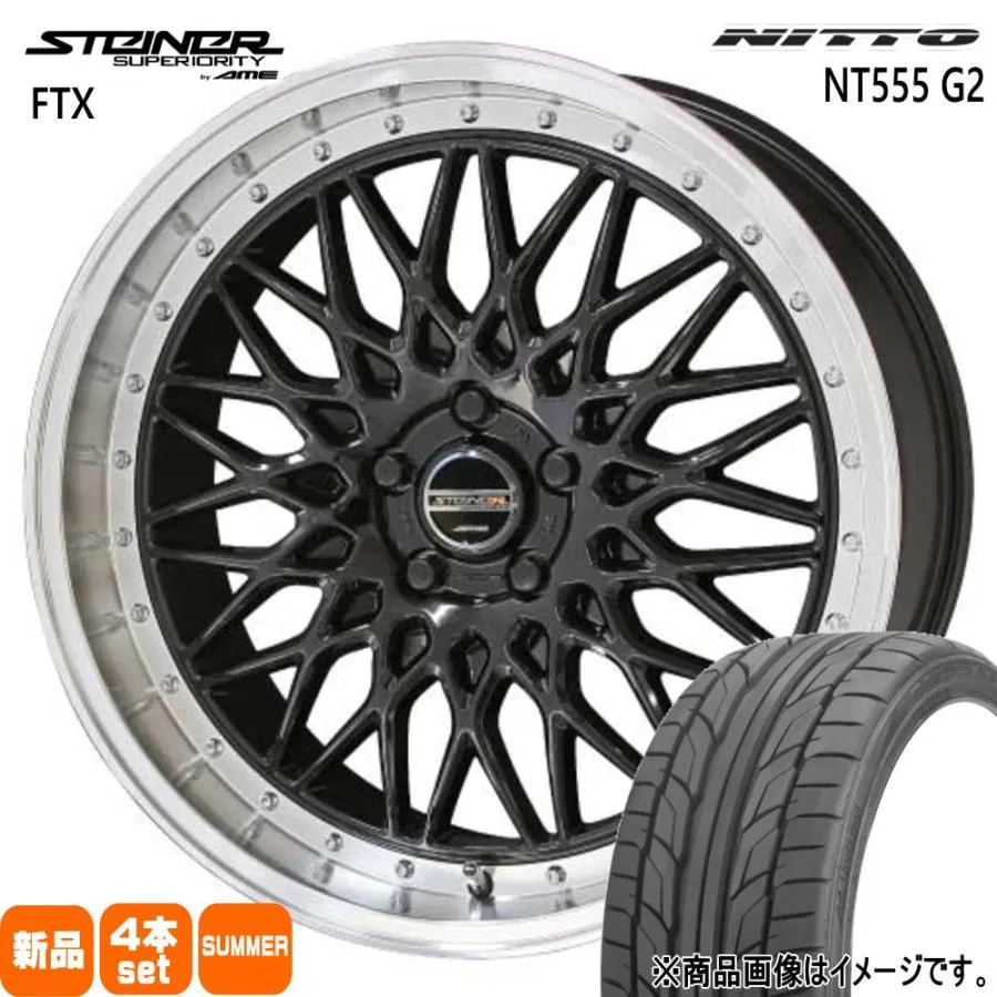 235/50R18 101Y XL ニットー NT555G2 夏用 サマータイヤ STEINER FTX アルファード 20系 30系