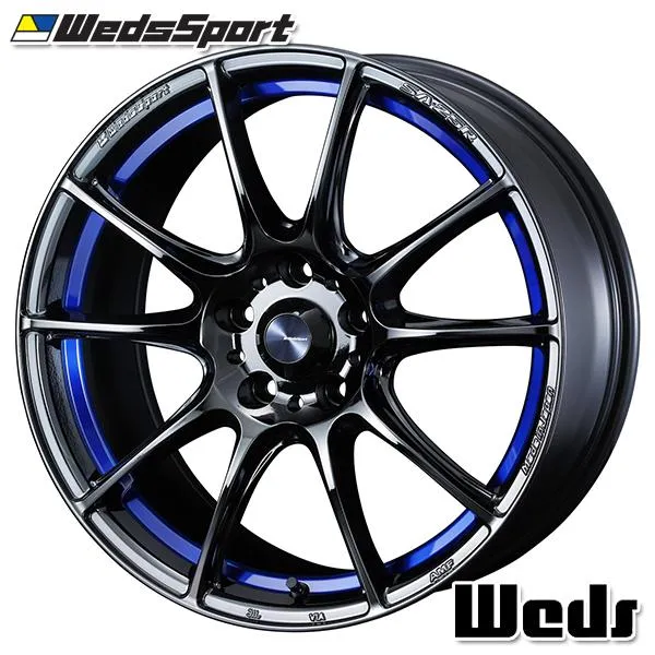 Weds Sport ウェッズ スポーツ SA-25R 18インチ 9.5J 5H114.3 +38 BLCII アルミホイール単品 4本セット 送料無料