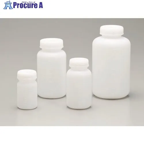サンプラ バイオプラ PE広口ボトル 500ml(100個入) 30806C 1箱 ■▼207-1098 【送料都度見積】※個人宅様送り不可