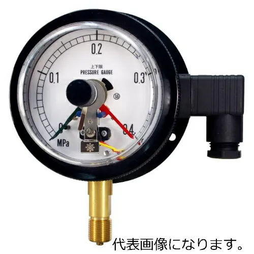 第一計器 SCPｺﾝﾀｸﾄ 接点付圧力計PCｹｰｽ(上下限接点付) ( SCP-BU G3/8  75X30MPA )