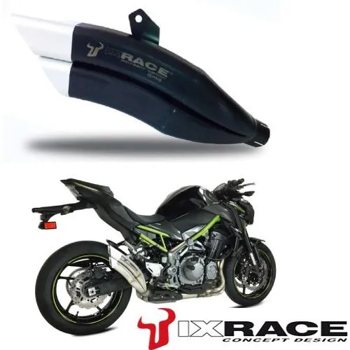 週末セール!!IXRACE KAWASAKI Z900 2017 Z7B ツインアップ スリップマフラー