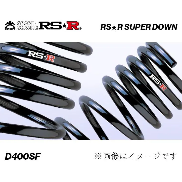 RS★R RSRスーパーダウン ダイハツ タント カスタムX SA/カスタムRS SA FF ダウンサス フロント/D400SF