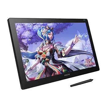 【中古】X7 ドローイング タブレット H-IPS LCD スクリーン 21.5 インチ グラフィックス ドローイング タブレット 120%sRGB チルト機能付き デジタル ア