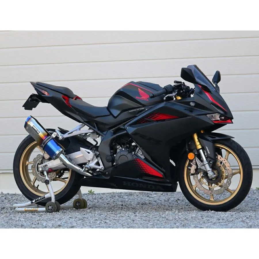 WR'S CBR250RR('20-'21) SS-OVALフルエキゾースト 焼き色チタンサイレンサー仕様 LB1240JM