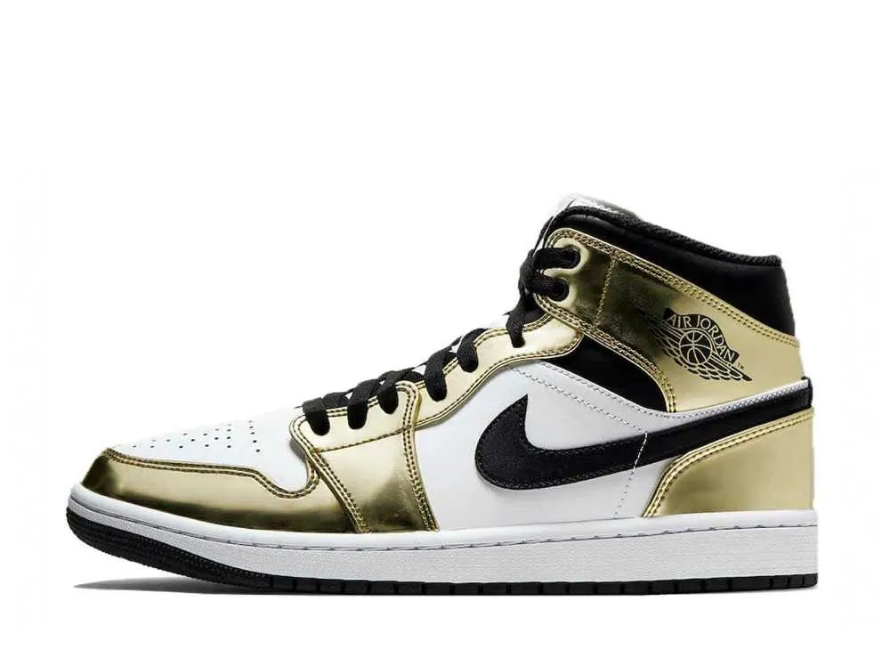 【今だけ500円割引クーポンあり!!】Nike ナイキ エアジョーダン1 ミッド SE メタリックゴールド ナイキ DC1419-700 メンズ スニーカー ランニングシューズ 21SN-DC1419-700