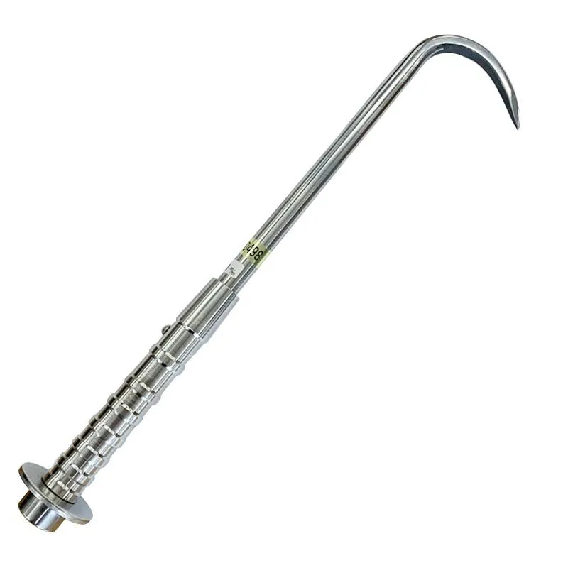 手鈎 オールステンレス シーフック 丸座付 480mm 16148 魚 カゴ 引っ掛け フック ヒシカネカ 三冨D