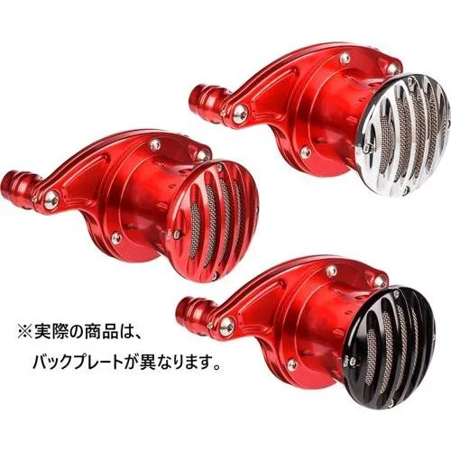 GRILL DESIGN ベロシティースタック 【ボディ】:レッド 【キャップ】:レッド 1993〜17年エボ、ツインカム