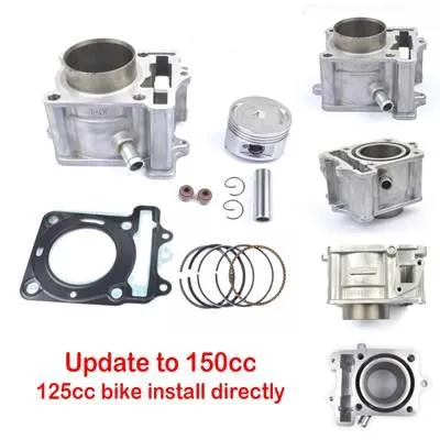 【並行輸入品】 ピストンピンガスケット付きバイク用シリンダーキット ボア150cc kymcoグランドダム用125 dink 125