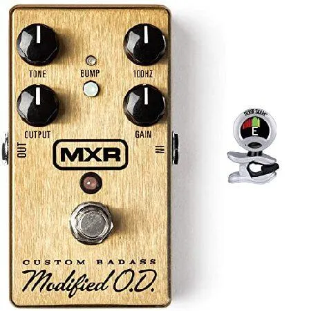 【並行輸入品】 MXR M77 カスタム Badass Modified O.D. オーバードライブ ペダル Snarkチューナー付き