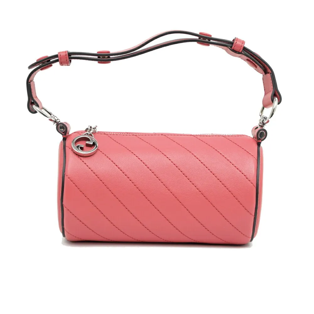 【最大3万円クーポン 5/1 0:00】【名東】【GUCCI】グッチ ブロンディ ミニ ショルダーバッグ 760170 ワンショルダー ピンク レザー レディース【新品】【未使用】【中古】