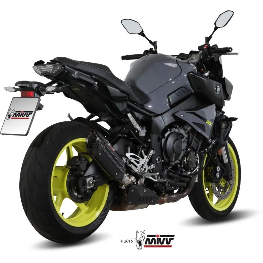 MIVV ミヴ SUONO BLACKスリップオンマフラー MT-10 YAMAHA ヤマハ スリップオンマフラー マフラー