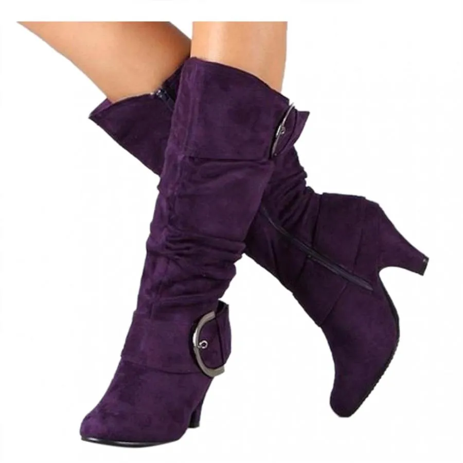 【並行輸入品】Gibobby Boots for Women Knee high,Cowboy Boots for Women Wide Ca