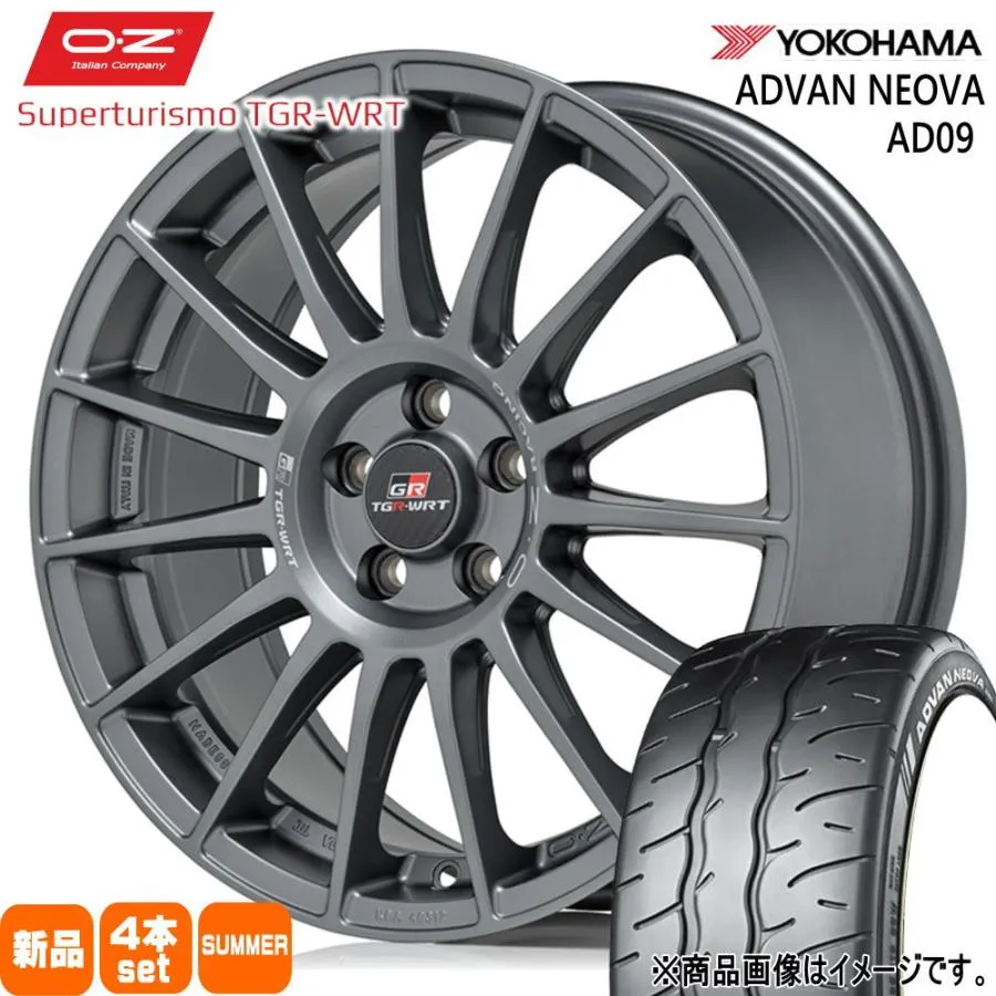 GR86 86 BRZ プリウス ヨコハマ 215/40R18 89W XL ADVAN NEOVA AD09 夏用 サマータイヤ Superturismo TGR-WRT 18インチ