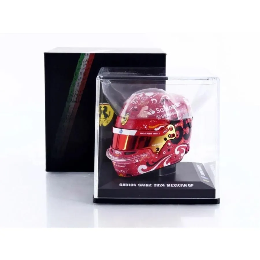 2024 CASQUE Carlos Sainz Winner Mexican GP LOOKSMART 1/5 ミニカー