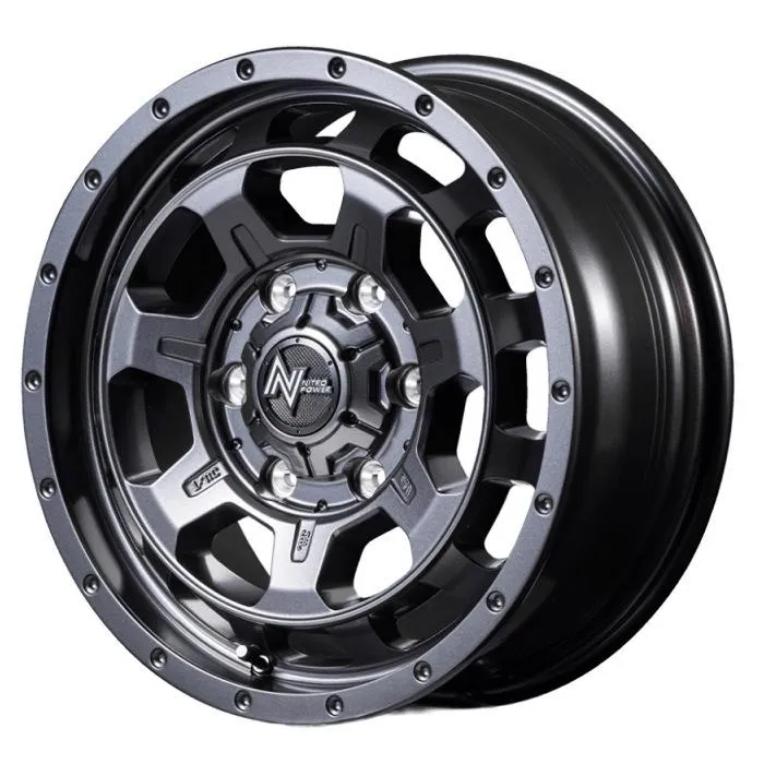 YOKOHAMA ADVAN Sport V105S 225/45ZR17 94Y XL NITRO POWER M7 PHALANX バレルブラック 17インチ 7J+42 5H-114.3 サマー 4本セット
