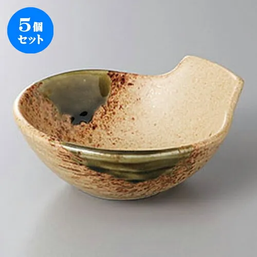 5個セット☆ 呑水 ☆伊賀風織部手付きとんすい [ 12.5 x 11.8 x 5cm ] | 和食器 呑水 とんすい 玉割 料亭 ホテル 食器 業務用 飲食店 カフェ うつわ 器 おしゃれ かわいい ギフト プレゼント 内祝い 誕生日 贈り物 贈答品 おすすめ 食器セット