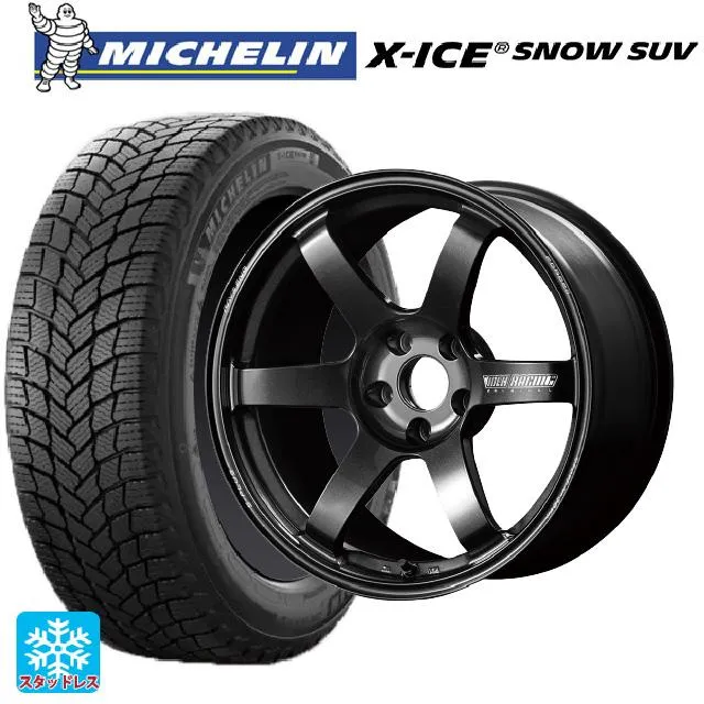 送料無料 スタッドレスタイヤホイールセット 235/55R19 105H XL ミシュラン 正規品 エックスアイス スノー SUV レイズ ボルクレー
