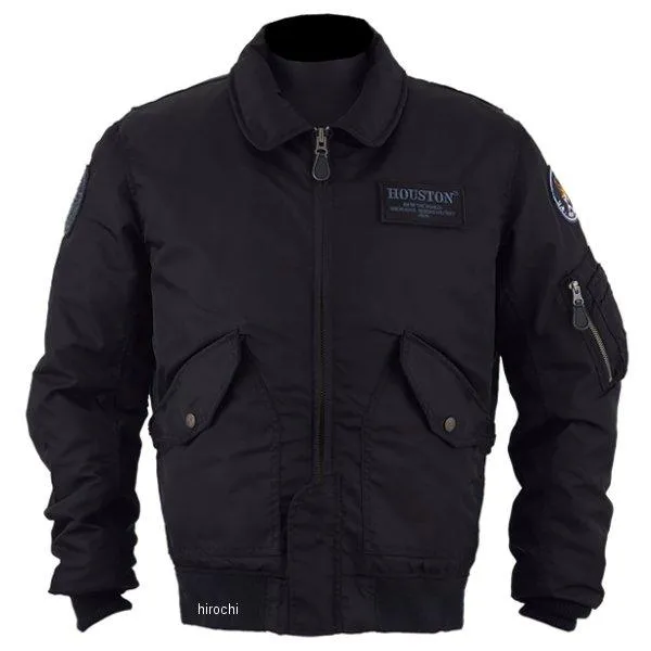 HTVA2445WBKXXL HTVA2445W ヒューストン HOUSTON 2024年秋冬モデル ジャケット CWU-45/P M/C NYLON JACKET 黒 2XLサイズ HD店