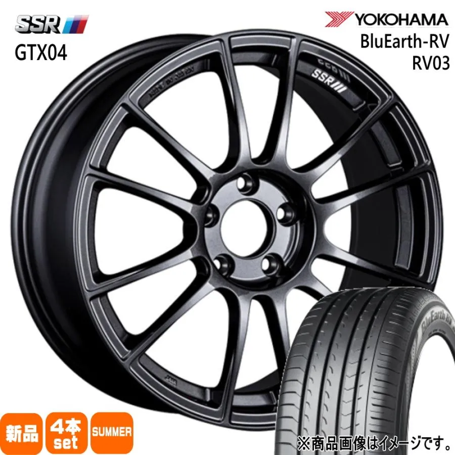 225/50R18 95V ヨコハマ BluEarth-RV RV03 夏用 サマータイヤ GTX04 XV GP系 フォレスター SH系  18インチ
