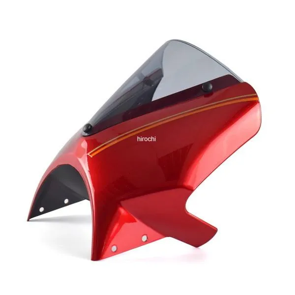 23500R ピラミッドプラスチック Pyramid Plastics フライスクリーン キャンディ Medium レッド 24年-25年 Z 650 RS SP店