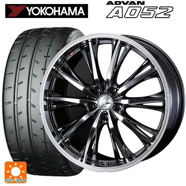 トヨタ GRヤリス(PA系)用 235/40R18 95Y XL ヨコハマ アドバン A052 正規品 レオニス RT