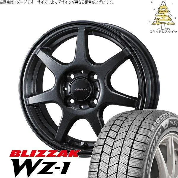 ヤリス カローラフィールダー 175/70R14 スタッドレス | ブリザック WZ-1 \u0026 ヴェルヴァ ワンダー 14インチ 4穴100