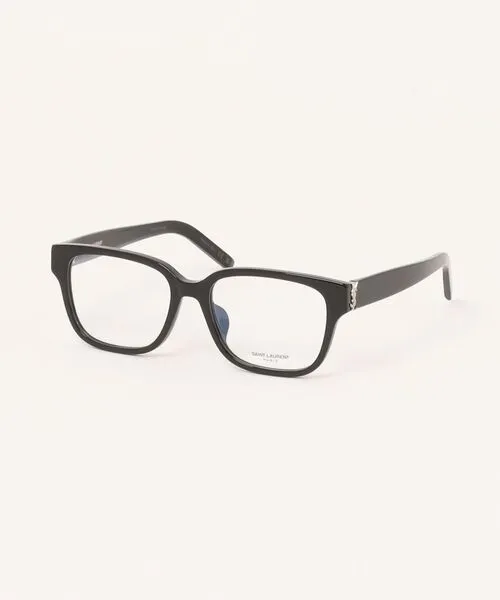 伊達メガネ メガネ 眼鏡 「SAINT LAURENT/サンローラン」スクエア メガネ SL M150F 001 レディース メンズ