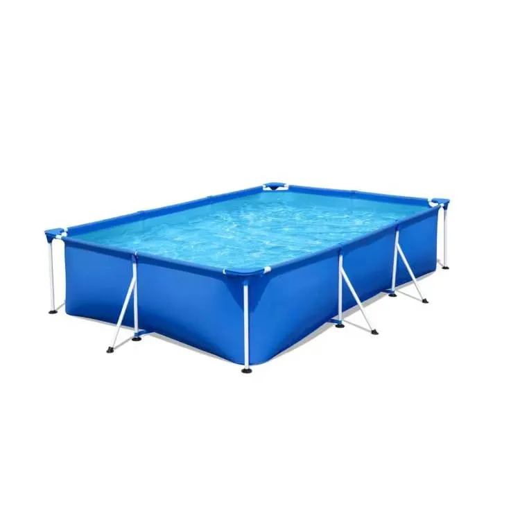 【並行輸入品】Steel Framed Above Ground Rectangular Outdoor Swimming Pool UR26