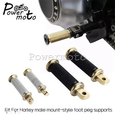 互換品 ホンダ 10mmオス取り付けフットペグ フットレスト フットペグ ハーレーダビッドソン用 スポーツスター アイアン ツーリング ソフテイル カワサキ
