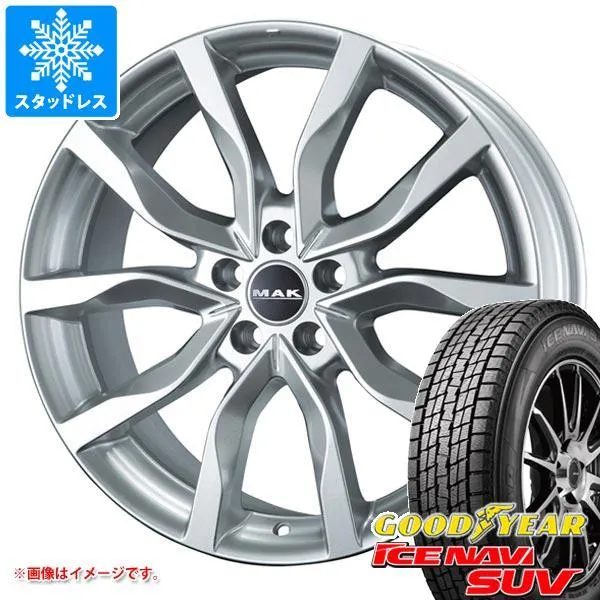 ランドローバー レンジローバーヴェラール LY系用 スタッドレス グッドイヤー アイスナビ SUV 255/60R18 112Q XL MAK ハイランズ