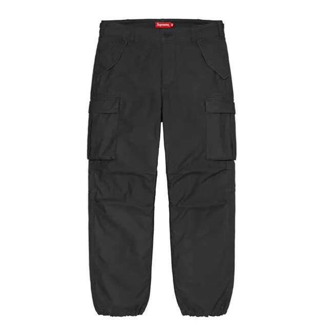 supreme cargo pant black 34