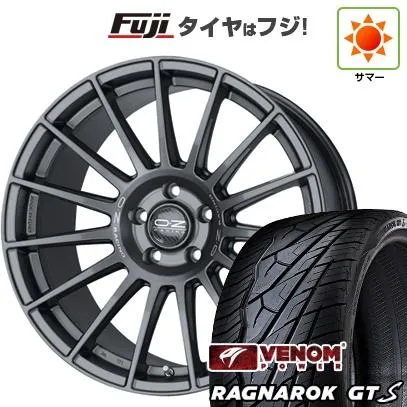 【新品国産車用 5穴114.3車】 夏タイヤ ホイール4本セット 235/35R20 ヴェノムパワー ラグナロクGTS BSW(限定) OZ スーパーツーリズモ ダカール 20インチ