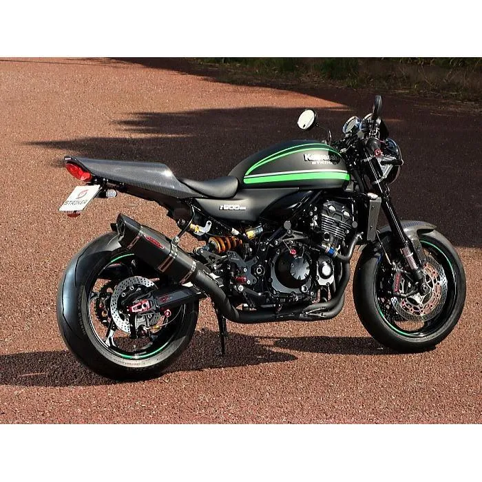STRIKER 91581IMJ-BK3 ストライカー “INTER MODEL” SCフルEX OFF-Type B “TITAN BLACK LINE” Type3 JMCA Z900RS/SE/CAFE(23-25) バイク マフラー