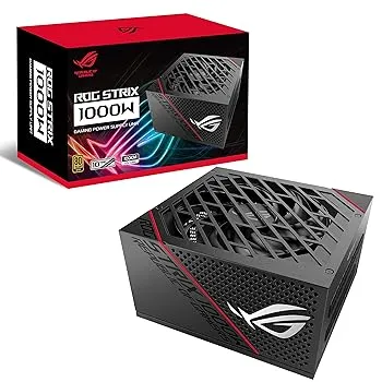 【中古】【未使用】ASUS 1000W 電源ユニット ROG-STRIX-1000G 80 PLUS GOLD 認証 取得 10年 保証