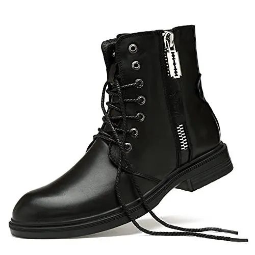 【並行輸入品】BnAnCuBuHu Men's Chukka Motorcycle Boots Cowhide Gentleman Chukk