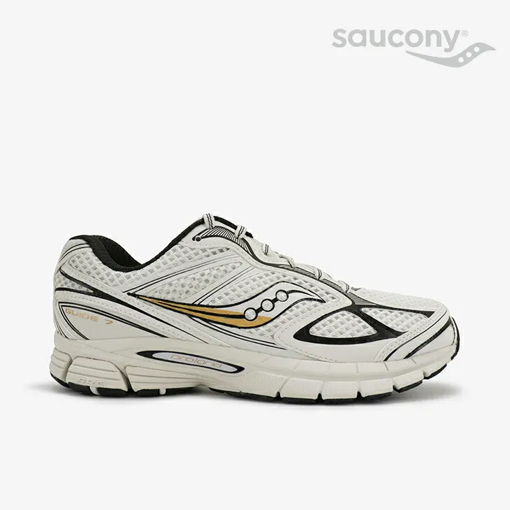 ・SAUCONY｜Progrid Guide 7 Retro Tech/ サッカニー/プログリッド ガイド 7 レトロ テック/オニキスｘゴールド #
