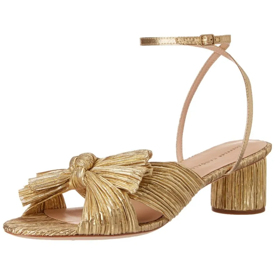 【並行輸入品】Loeffler Randall レディース ダリアプラ ヒールサンダル, ゴールド, 6.5 LOEFFLER RANDALL