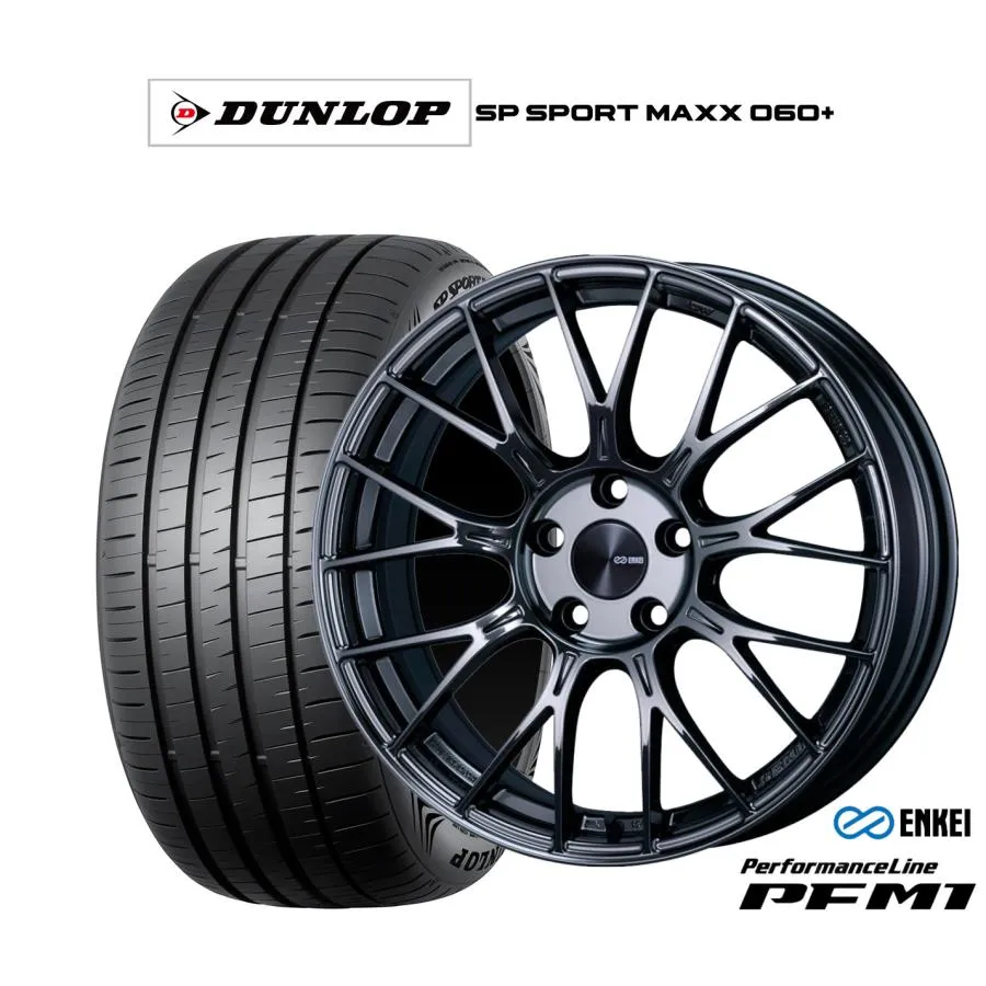 サマータイヤ ホイール4本セット エンケイ PFM1 ダンロップ SP SPORT MAXX 060+ 235/60R18