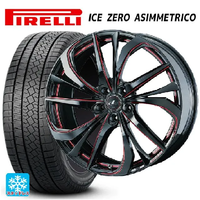 トヨタ RAV4(50系)用 225/60R18 100H ピレリ アイスゼロ アシンメトリコ 正規品 # レオニス TE