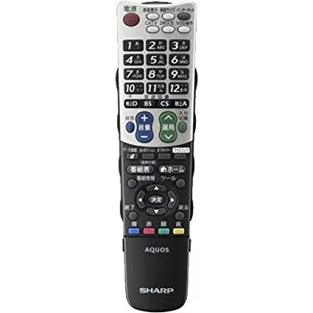 【中古】シャープ (SHARP)液晶テレビ純正リモコンGA824WJSA(0126380042) d2ldlup