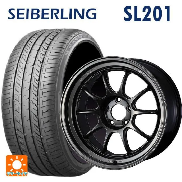 送料無料 サマータイヤホイール 4本セット 215/45R18 89W セイバーリング セイバーリング SL201(ブリヂストン工場生産） ウェッズ