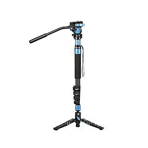 SIRUI カーボンファイバー製5段一脚 L セット(油圧式雲台:VA-5X)  ブラック P-325FL+VA-5X-JP ［自立式 /5段 /ビデオ雲台 /カーボン］