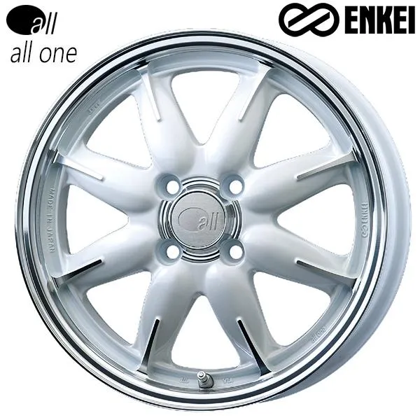 サマータイヤ ホイール4本セット 155/65R14インチ 4H100 ENKEI エンケイ オール ワン PW ヨコハマ アドバンデシベル V553