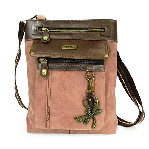 chala バッグ パッチ カバン かわいい CHALA GEMINI Crossbody Gift Messenger Bag Dusty Rose- Dragonflychala バッグ パッチ カバン かわいい