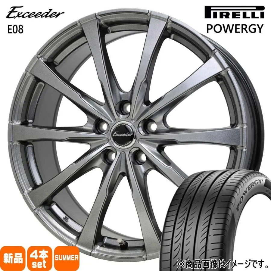 225/50R18 99W XL ピレリ POWERGY 夏用 サマータイヤ Exceeder E08 CH-R エスティマ アテンザ MAZDA6