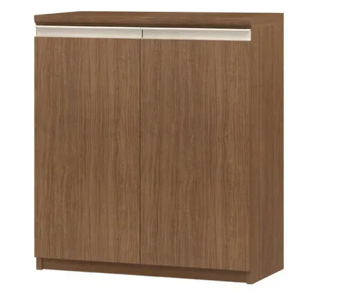 フラット扉ＣＤ収納 高さ８０ｃｍ幅６０～７０ｃｍ奥行１９ｃｍ 両開き フラット扉付デスク周り収納 本棚 幅 64 cm 寸法 指定
