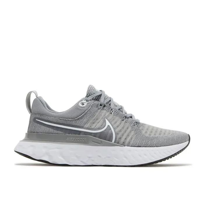 ナイキ Nike 【 Wmns React Infinity Run Flyknit 2 Particle Grey Women Particle Grey/Grey Fog/Black/White 】 リアクト ラン フライニット レディース 灰色 グレー 黒色 ブラック 白色 ホワイト