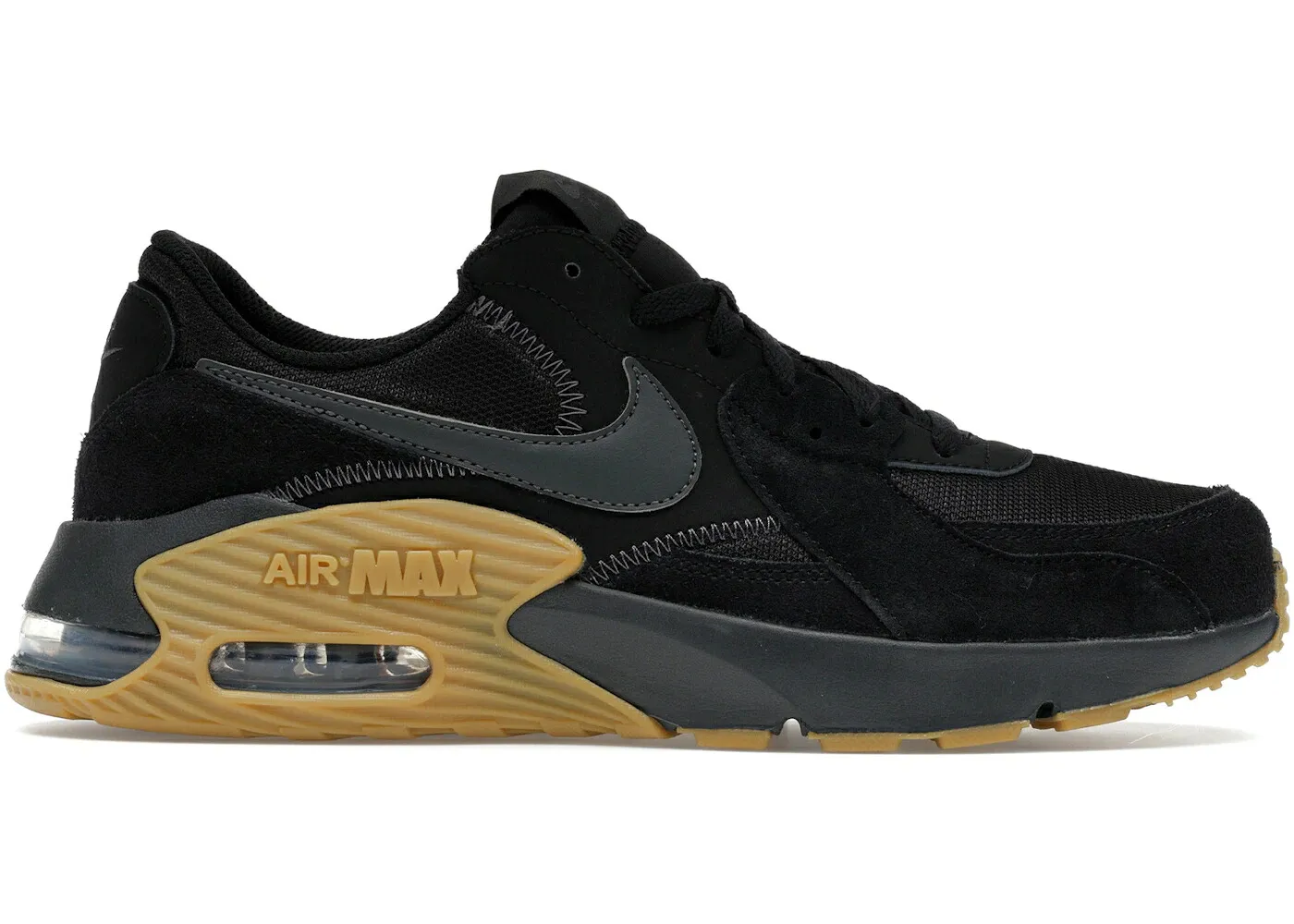 ナイキ マックス 黒色 ブラック 茶色 ブラウン エアマックス スニーカー メンズ NIKE AIR MAX EXCEE BLACK GUM LIGHT BROWN ANTHRACITE / BLACK GUM LIGHT BROWN ANTHRACITE